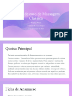 Estudo de Caso Massagem Clássica