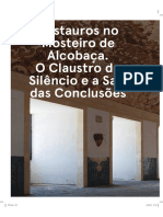 Restauros No Mosteiro de Alcobaca O Clau