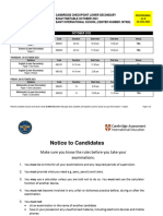 SAINT Cambridge Checkpoint Lower Secondary Timwwwetable - 2023.08.30