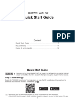 HUAWEI WiFi Q2 Guida Di Avvio Rapido - (WS5280-20,01, It)