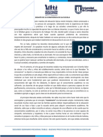 Caso El Desafío de La Convivencia en La Escuela