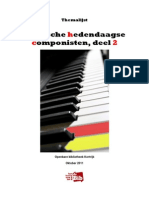 Themalijst Belgische Hedendaagse Componisten - Deel 2