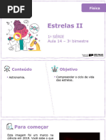 Estrelas II: 1 Série Aula 14 - 3 Bimestre