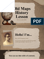 Old Maps History Lesson SlidesMania