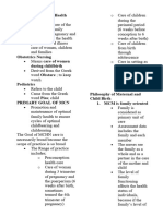 Maternal and Child Health Nursing