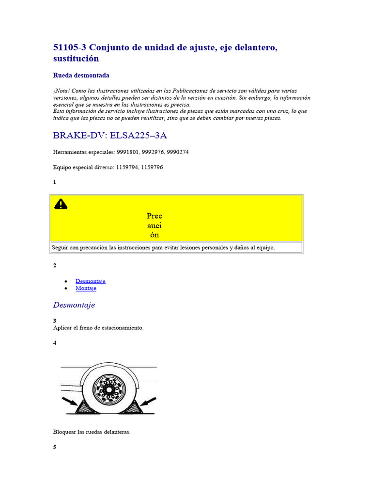Sistema de Frenos Volvo | Descargar gratis PDF | Tornillo | Reloj