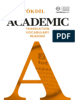 Academic Translation, Vocabulary, Reading