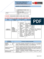 Sesión de Aprendizaje Nuevo Esquema #3 - 1