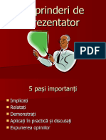 Deprindere de Prezentator