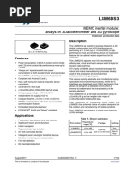 ST Imu Lsm6ds3 Datasheet