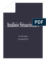 Análisis Situacional I y II