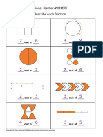 Fraction Representations - Teacher Answers