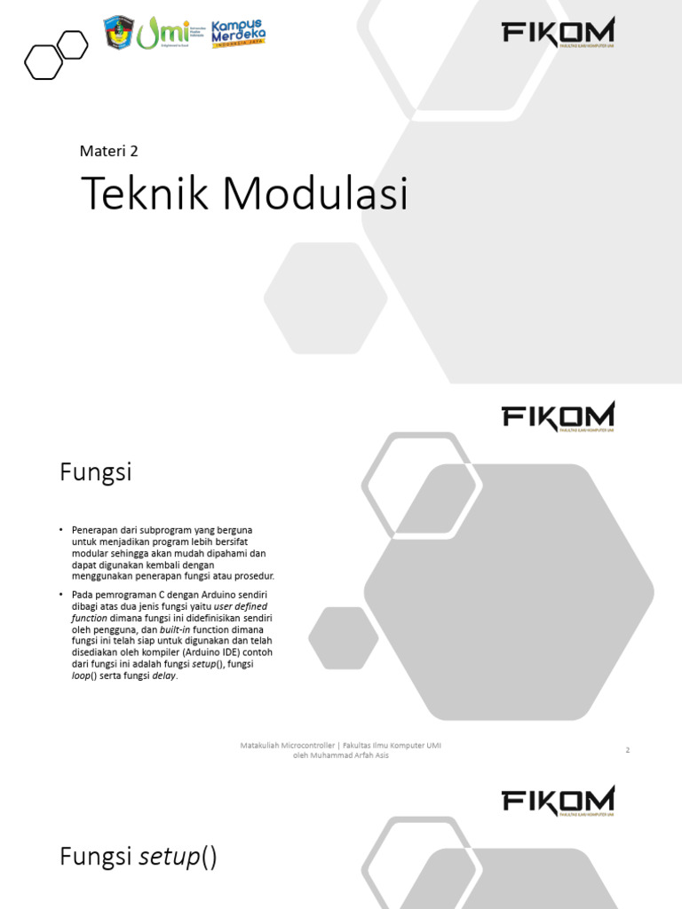 Teknik Modulasi dalam Pemrograman C | PDF