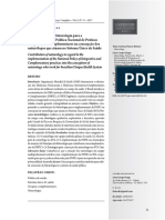 A Contribuição Da Naturologia para A Implementação Da Política Nacional de Práticas Integrativas e Complementares Na Concepção Dos Naturólogos Que Atuam No Sistema Único de Saúde??