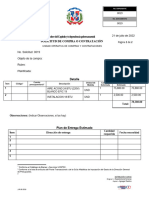 Nombre Del Capitulo Y/o Dependencia Gubernamental Solicitud de Compra O Contratación