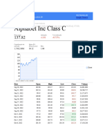 Monitor de Investimentos Do Google Finance