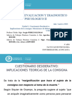 Técnicas II - 2023 - Unidad 3 - Clase 2 - C Desiderativo-Implicación Consigna, Mec Instrumentales