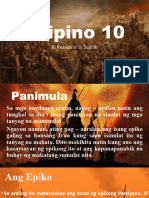 Filipino 10 Intro