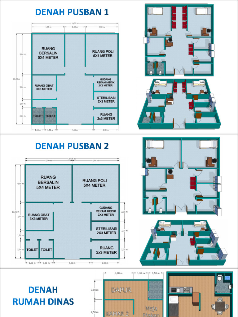 Denah Pusban Revisi | PDF