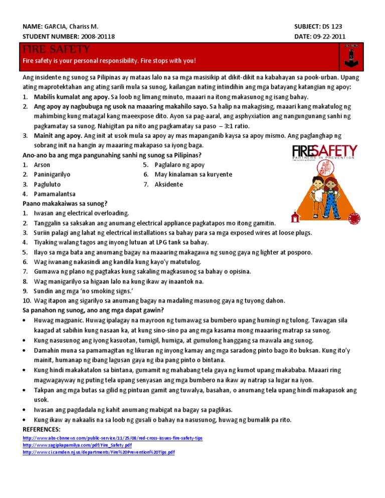 Fire Safety | PDF