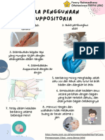 Poster Cara Penggunaan Suppositoria