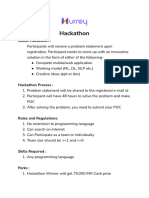 Hurrey Hackathon