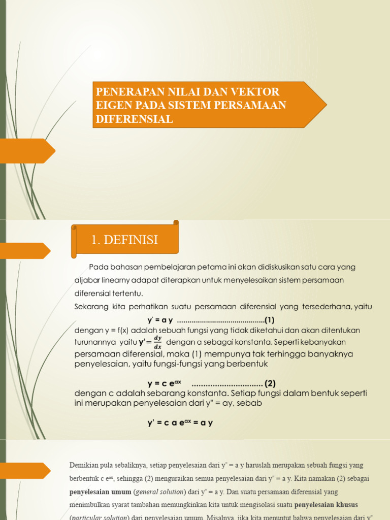 Penerapan Nilai Dan Vektor Eig | PDF | Metode & Bahan Ajar