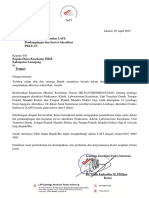 Surat Kepala DinKes P2KB Lumajang