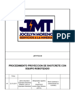 JMT-PTSO-09 Proc Proyección de Shotcrete Con Equipo Robotizado Rev 04