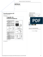 Esquemas e Memórias - Transformadores AC
