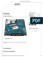 Esquemas e Memórias - HD Seagate