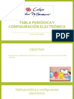 Tabla Periódica y Configuración Electrónica
