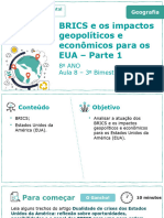 BRICS e Os Impactos Geopolíticos e Econômicos para Os EUA - Parte 1