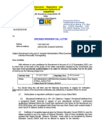 LIC 2023 Interview Specimen Call Letter