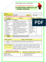 Ses-Viern-Mat-Resolvemos Operaciones Combinadas Con Números Decimales