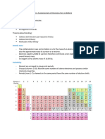 CBI 1 - Fundamentals of Chemistry