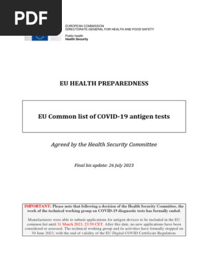 LISTA TESTE COVID IULIE 2023