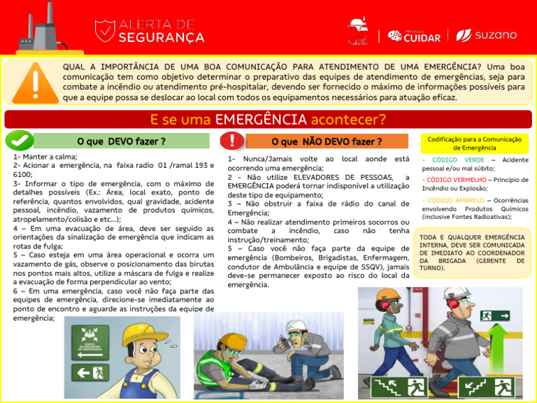 Alerta de Segurança - Comunicação de Emergência. | PDF | Comunicação ...