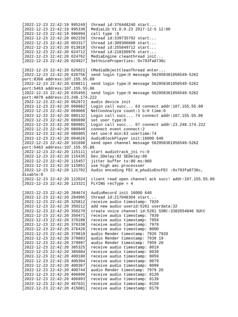 2022 12 23 - Log | PDF | Telecommunications Engineering | Internet ...