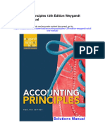 Accounting Principles 12th Edition Weygandt Solutions Manual