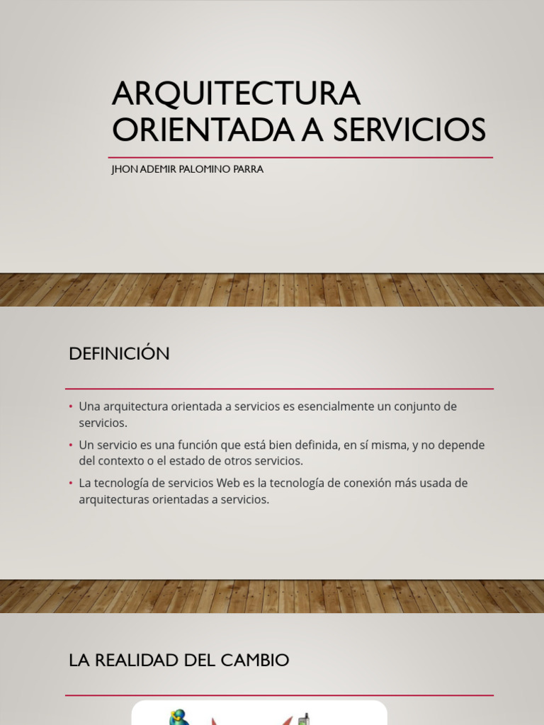 Arquitectura Orientada A Servicios PDF Arquitectura orientada a
