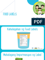 Aralin 1 - Food Labels