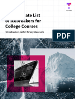 283 The Ultimate List of Icebreakers For College Courses