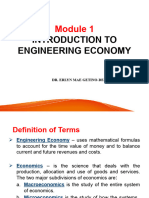 Engineering Economy Module 1