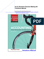 Accounting Tools For Business Decision Making 6th Edition Kimmel Solutions Manual
