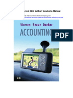 Accounting Warren 23rd Edition Solutions Manual