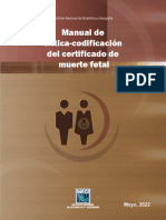 Manual de Codificacion Defunciones Fetalesl Abril 2022