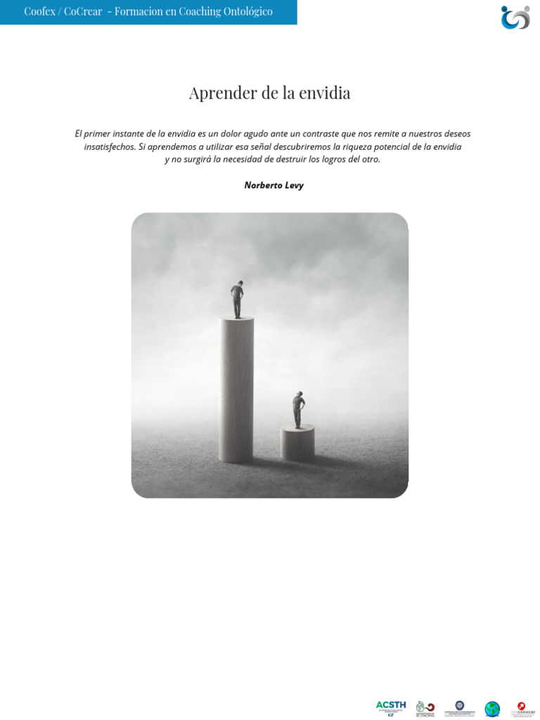 4 La Envidia | PDF | Experiencia | Dolor