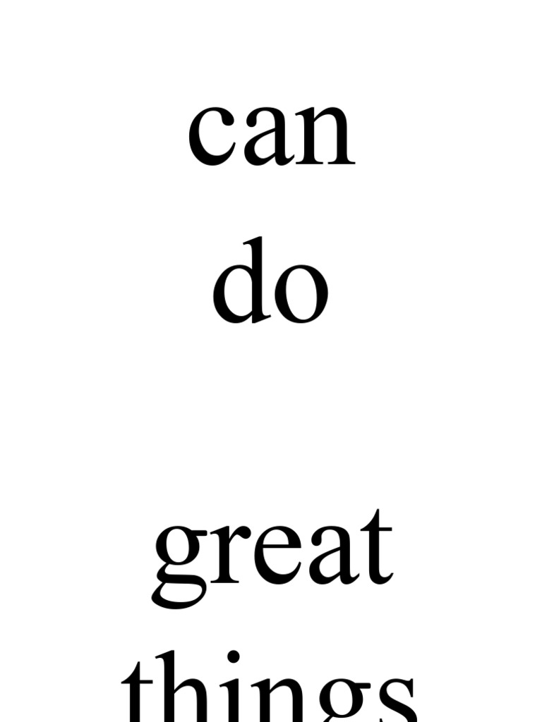 You Can Do Great Things PDF
