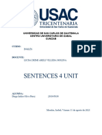 Sentences 4 Unit